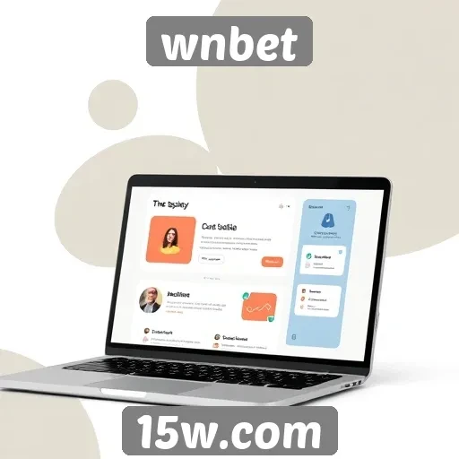 Interface do usuário no site wnbet